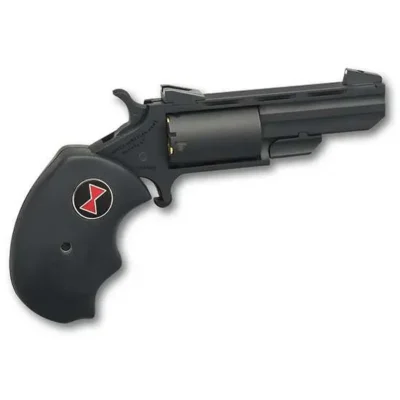 NAA BWMPVD Black Widow  22 Mag 5rd 2″ Black PVD, Black Oversized Rubber