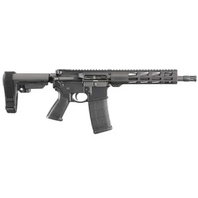 Ruger 8570 AR-556  223 Rem,5.56 NATO 10.50″ 30+1 Black Hard Coat Anodized Black