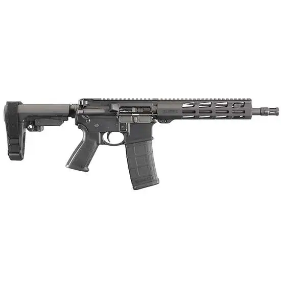 Ruger 8570 AR-556 223 Rem,5.56 NATO 10.50″ 30+1 Black Hard Coat Anodized Black Ruger 8570 AR-556 223 Rem,5.56 NATO 10.50″ 30+1 Black Hard Coat Anodized Black