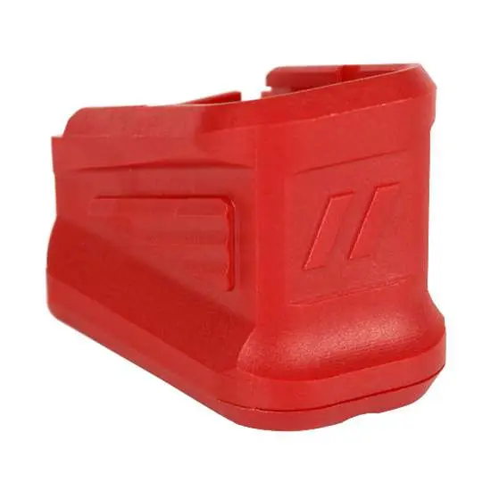 ZEV Polymer +5 Basepad for Glock 17 Magazine Red