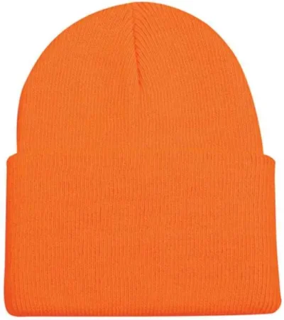 Outdoor Cap Knit Watch Cap Blaze Orange