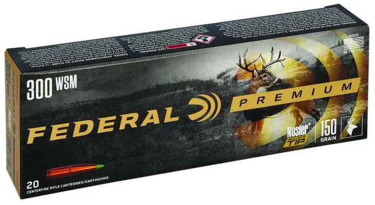 Federal P300WSMD Premium 300 WSM 150 gr Nosler Ballistic Tip (NBT) 20 Bx/ 10 Cs Federal P300WSMD Premium 300 WSM 150 gr Nosler Ballistic Tip (NBT) 20 Bx/ 10 Cs