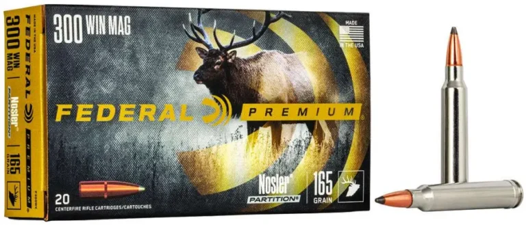 Federal P300WK Premium 300 Win Mag 165 gr Nosler Partition (NP) 20 Bx/ 10 Cs Federal P300WK Premium 300 Win Mag 165 gr Nosler Partition (NP) 20 Bx/ 10 Cs