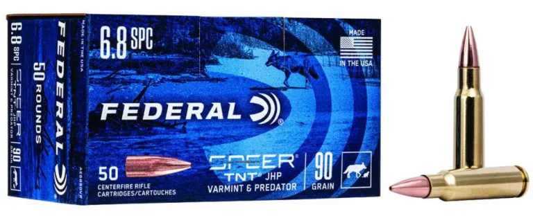 Federal AE6890VP American Eagle Varmint & Predator 6.8 SPC 90 gr Jacketed Hollow Federal AE6890VP American Eagle Varmint & Predator 6.8 SPC 90 gr Jacketed Hollow