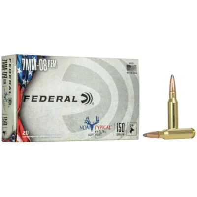 Federal 708DT1 Non-Typical  7mm-08 Rem 150 gr Non-Typical Soft Point (SP) 20 Bx/