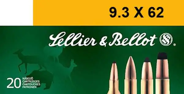 Sellier & Bellot SB9362A Rifle 9.3mmx62 Mauser 285 gr Soft Point (SP) 20 Bx/ 20 Sellier & Bellot SB9362A Rifle 9.3mmx62 Mauser 285 gr Soft Point (SP) 20 Bx/ 20