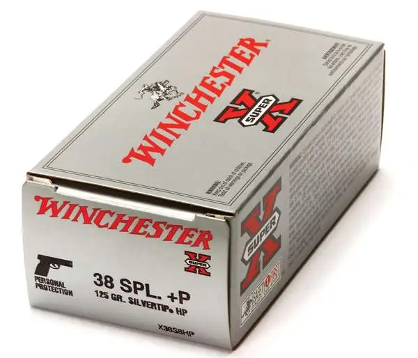 Winchester Ammo X38S8HP Super-X 38 Special +P 125 gr Silvertip Hollow Point 50 Winchester Ammo X38S8HP Super-X 38 Special +P 125 gr Silvertip Hollow Point 50