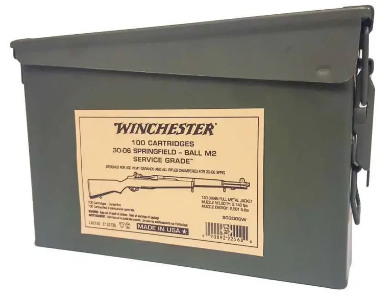 Winchester Ammo SG3006W Service Grade 30-06 Springfield 150 gr Full Metal Jacke Winchester Ammo SG3006W Service Grade 30-06 Springfield 150 gr Full Metal Jacke