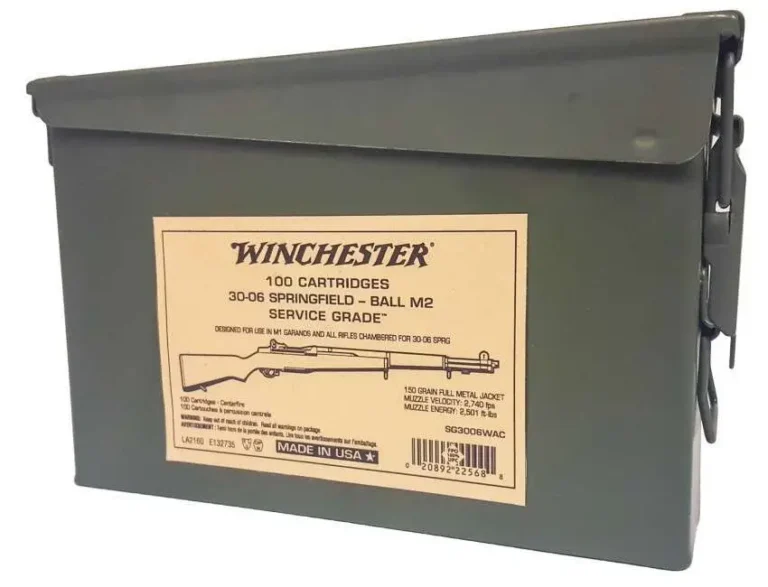 Winchester Ammo SG3006WAC Service Grade 30-06 Springfield 150 gr Full Metal Jac Winchester Ammo SG3006WAC Service Grade 30-06 Springfield 150 gr Full Metal Jac