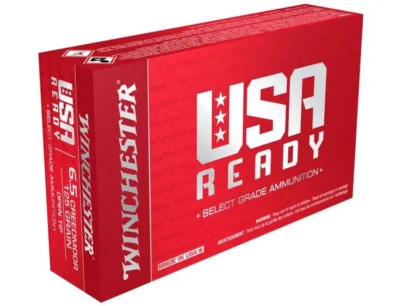 Winchester Ammo RED65 USA Ready  6.5 Creedmoor 125 gr Open Tip 20 Bx/ 10 Cs