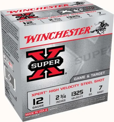 Winchester Ammo XU12HT7 Super-X Heavy Game Load 12 Gauge 2.75″ 7 Shot 25 Bx/ 10