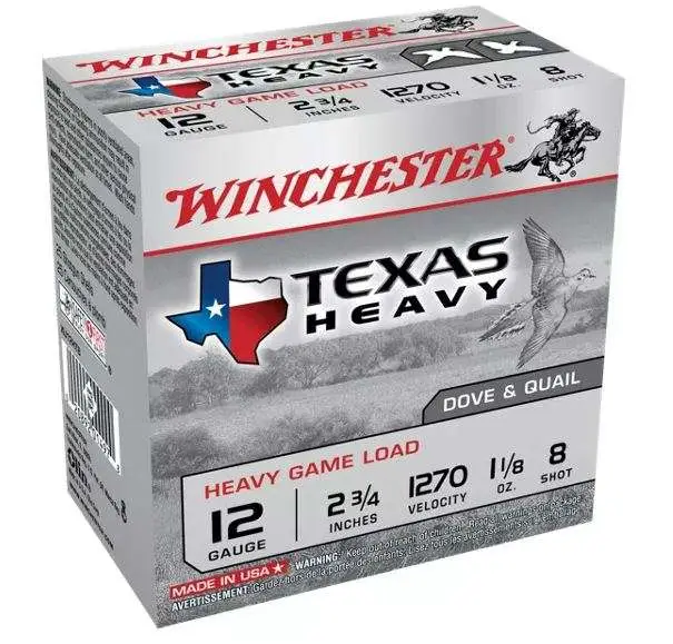 Winchester Ammo XU12HT8 Super-X Heavy Game Load 12 Gauge 2.75″ 8 Shot 25 Bx/ 10 Winchester Ammo XU12HT8 Super-X Heavy Game Load 12 Gauge 2.75″ 8 Shot 25 Bx/ 10