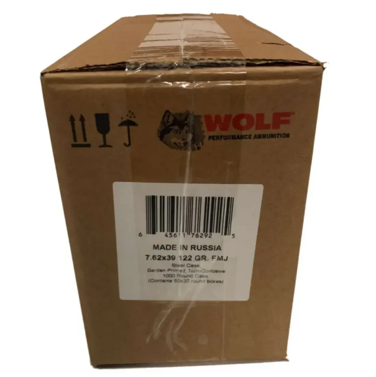 Wolf 762WFMJ Performance 7.62x39mm 123 gr Full Metal Jacket (FMJ) 20 Bx/ 50 Cs Wolf 762WFMJ Performance 7.62x39mm 123 gr Full Metal Jacket (FMJ) 20 Bx/ 50 Cs