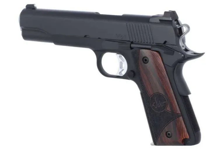 Dan Wesson 01832 Vigil  45 ACP 5″ 8+1 Black Aluminum Wood Grip