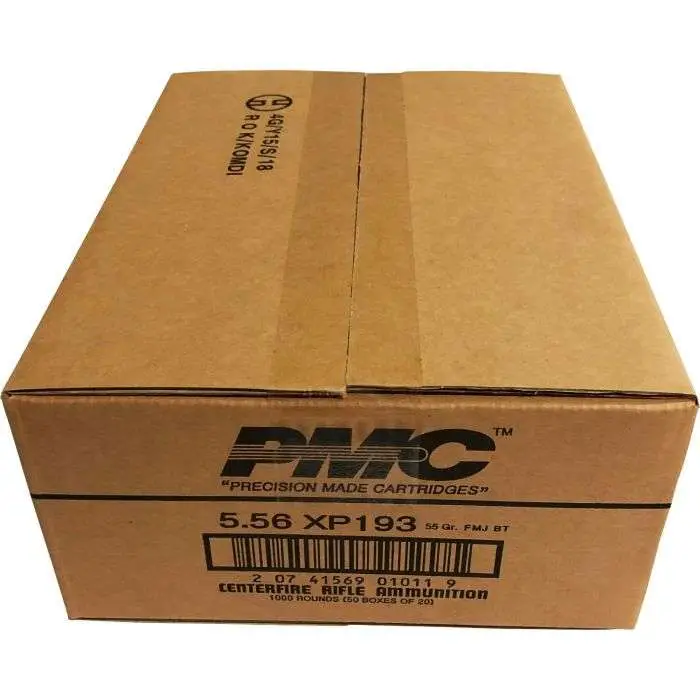 XP193 5.56 NATO FMJ BT 55GR 1000/RD CASE