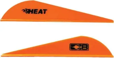 Bohning Heat Vanes Neon Orange 36 pk.