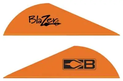 Bohning Blazer Vanes Neon Orange 100 pk.