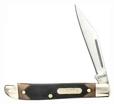 Old Timer 12OT Schrade Pal 2.20″ Stainless Steel Clip Point Sawcut Handles With
