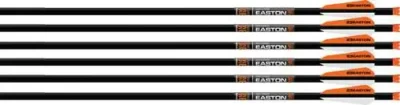 Easton 9mm Crossbow Bolts 20 in. Aluminum Insert Half Moon Nock 6 pk.
