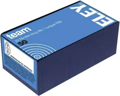 Eley Ammo 22 LR, 40gr, 1040 fps, Lead Flat Nose, 50rd Box