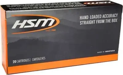 HSM Varmint Rifle Ammunition 223 WSSM V-Max 55 gr. 20 rd.