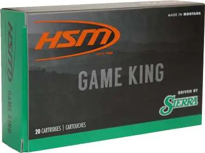 HSM GameKing 270 WSM 130 gr SBT GameKing 20 Rounds Ammo HSM GameKing 270 WSM 130 gr SBT GameKing 20 Rounds Ammo
