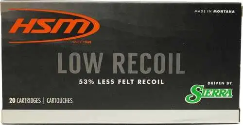 HSM LOW RECOIL 6.5CREED 140GR 20/25