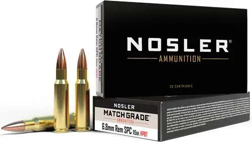 NOS AMMO 6.8SPC 115GR MATCH RDF HPBT 20/10
