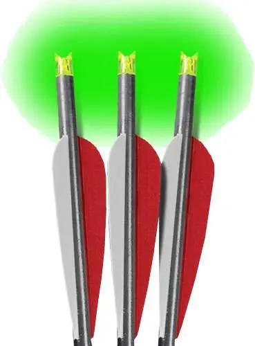 Lumenok Crossbow Bolts 20 in. Barnett Green Moon 3pk.