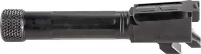 SMITH & WESSON M&P SHIELD 9MM LUGER FLUTED BARREL MATCH 9MM THREADED STRAIGHT BBL FOR S&W M&P SHIELD BLACK