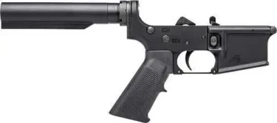 Aero Precision, AR15 Gen 2, Carbine Complete lower receiver w/ A2 Grip, No Stock-Anodized Black