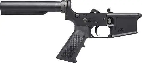 Aero Precision, AR15 Gen 2, Carbine Complete lower receiver w/ A2 Grip, No Stock-Anodized Black