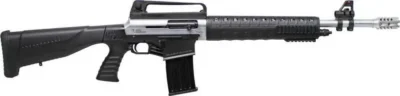 Iver Johnson Arms Stryker Satin Nickel 12 Gauge 20″ 3″ 5+1 Removable Fixed Stock