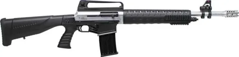Iver Johnson Arms Stryker Satin Nickel 12 Gauge 20″ 3″ 5+1 Removable Fixed Stock