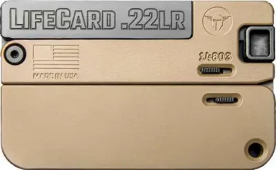 TBZR Lifecard 22LR Aluminum Tan