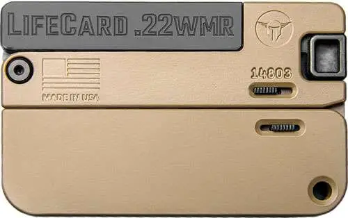 TBZR Lifecard 22WMR Aluminum Tan TBZR Lifecard 22WMR Aluminum Tan