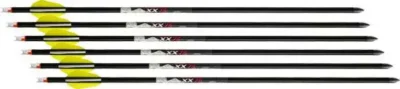 WICKED RIDGE XX75 ALUM ARROWS 20 WHITE 6PK