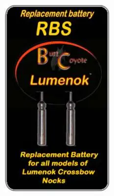 Lumenok Replacement Batteries For Bolt Ends 2 pk.