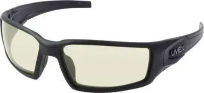 Howard Leight R02221 Uvex Hypershock Eye Protection Black Amber Lens