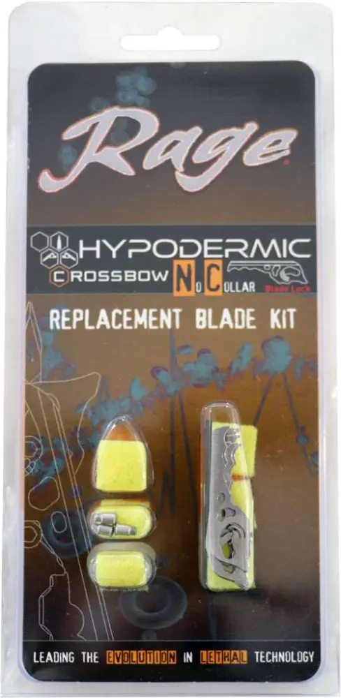 Rage Replacement Blade Kit Hypodermic NC Crossbow Rage Replacement Blade Kit Hypodermic NC Crossbow