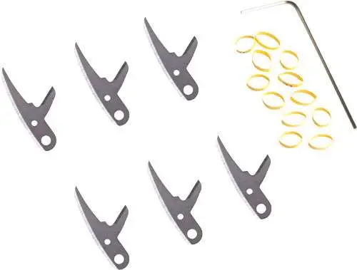 Swhacker Levi Morgan Series Replacement Blades 2 in. Blade 100 gr. 6 pk. Swhacker Levi Morgan Series Replacement Blades 2 in. Blade 100 gr. 6 pk.