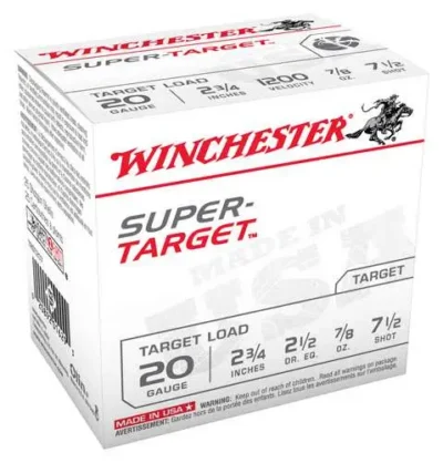 USA SupTrgt 20Ga 2.75″ 7/8oz 2.5dr #75
