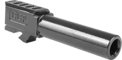 Grey Ghost Precision, GGP-26, Match Grade Barrel, Fits Glock 26 Gen3-4, 9MM, 416R Stainless Steel, Black Nitride Finish