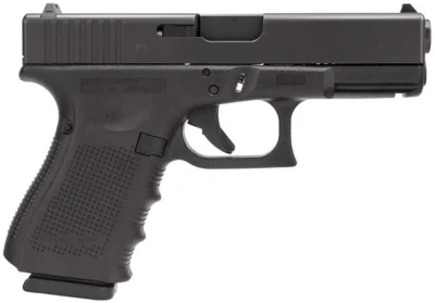 Glock PG2350201 G23 Gen 4 40 S&W 4.01″ 10+1 Black Black Interchangeable Backstra