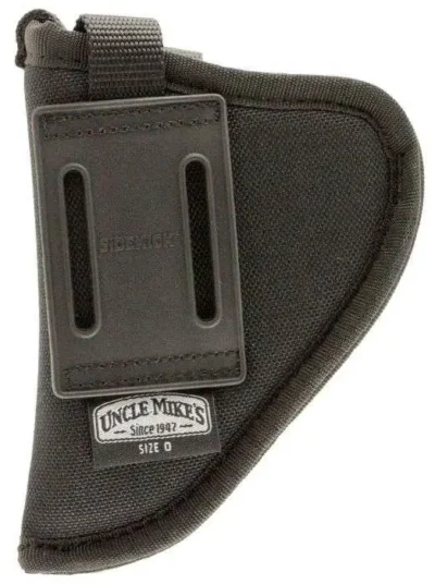 Uncle Mikes 81001 Sidekick  Belt 2-3″ Sm/Med DA Revolver Nylon Black