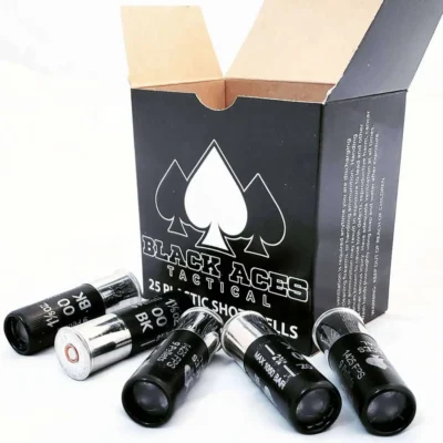 Black Aces Tactical 12 Gauge 00 Buck Shot 2 3/4″ 1425FPS 25 RDS per box