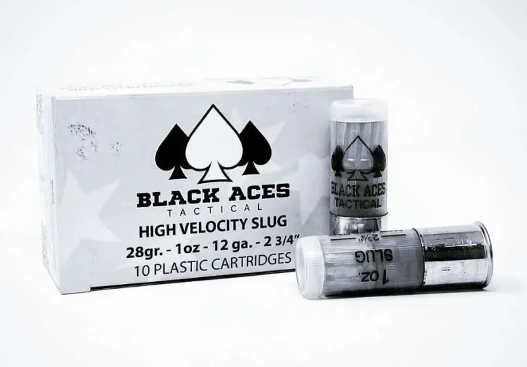 Black Aces Tactical 12 Gauge Slug 10RD Box 2 3/4″ 1650FPS Black Aces Tactical 12 Gauge Slug 10RD Box 2 3/4″ 1650FPS