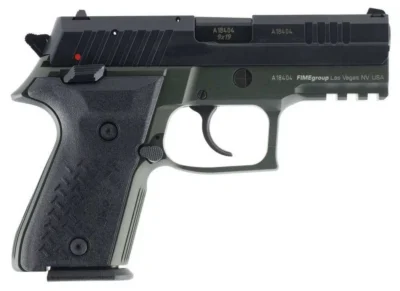 Arex REXZERO1CP07 Rex Zero 1 Compact 9mm Luger 3.85″ 15+1 OD Green Hardcoat Anod
