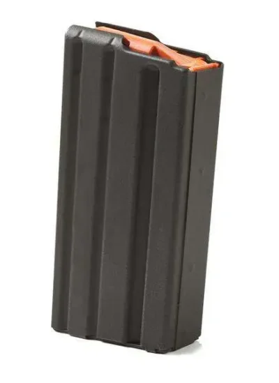 ASC AR15 MAGAZINE .223 BLK STS W/BLK FOLLOWER 10RD