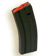 ASC AR15 MAGAZINE .223 BLK ALUM W/ORANGE FOLLOWER 30/RD ASC AR15 MAGAZINE .223 BLK ALUM W/ORANGE FOLLOWER 30/RD